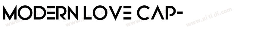 modern love cap字体转换